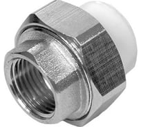 Разъемная муфта FD-plast PPRC 20ммх1/2" ВР белая 76947