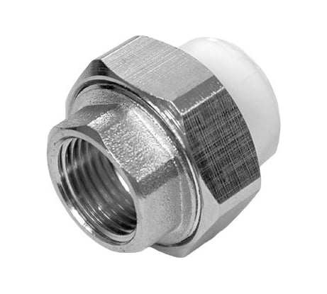 Разъемная муфта FD-plast PPRC 20ммх1/2" ВР белая 76947