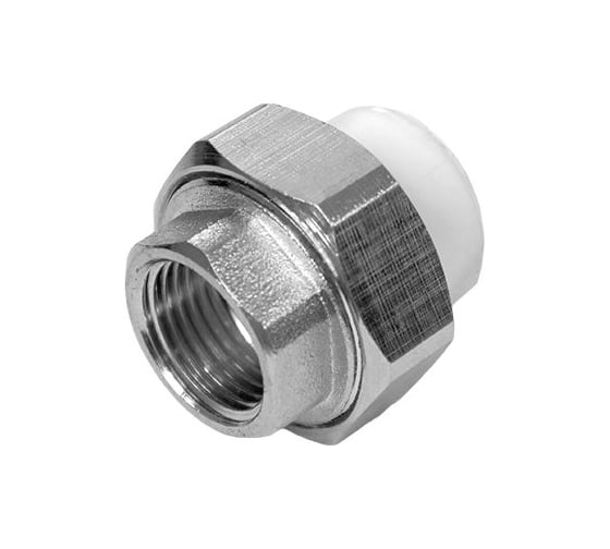 Разъемная муфта FD-plast PPRC 20ммх1/2" ВР белая 76947