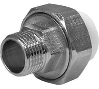 Разъемная муфта FD-plast PPRC 20ммх1/2" НР белая 76949