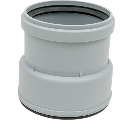 Переходная муфта с ПВХ/ПП на чугун/сталь Fachmann D110/100 с манжетой, для внутренней канализации 01.076