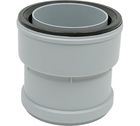 Переходная муфта с ПВХ/ПП на чугун/сталь Fachmann D110/100 с манжетой, для внутренней канализации 01.076