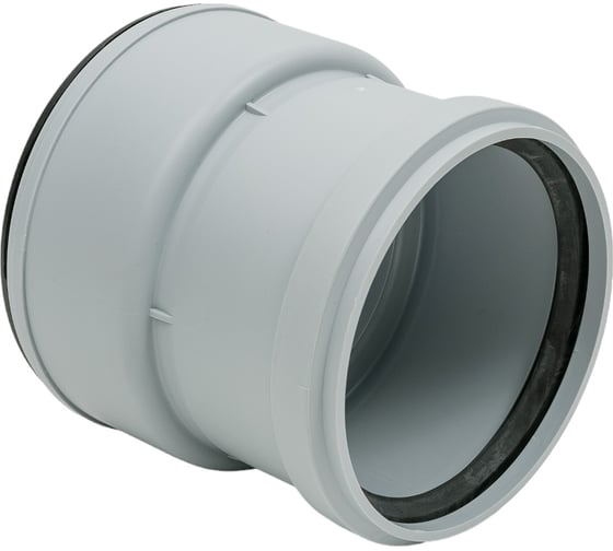 Переходная муфта с ПВХ/ПП на чугун/сталь Fachmann D110/100 с манжетой, для внутренней канализации 01.076