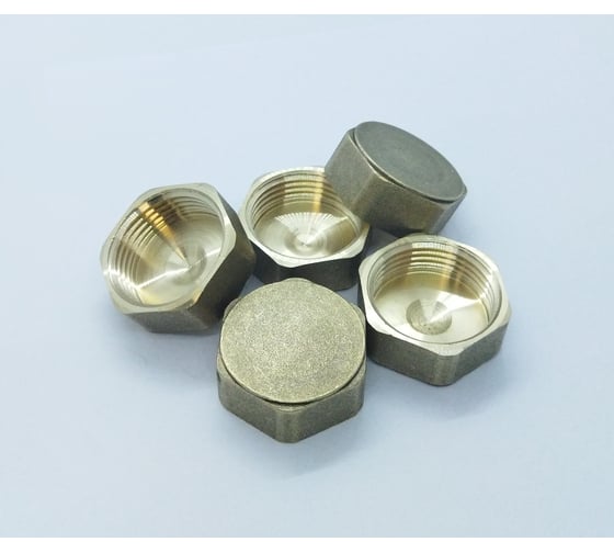 Заглушка BRASSCO Premium G1 ВР, 5 шт 4962251