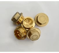 Заглушка BRASSCO Premium G1/2 НР, 5 шт 4962312