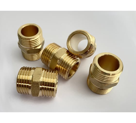 Ниппель BRASSCO Premium G1, 5 шт 4962497 1