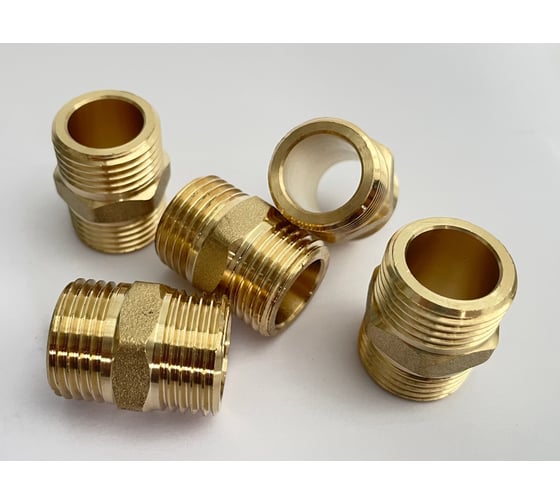 Ниппель BRASSCO Premium G1/2, 5шт 4962510 1