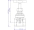 Латунная задвижка 1" Valtec VT.012 88713 2