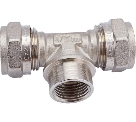 Тройник 20х1/2"х20 Valtec VTm.332.N.200420