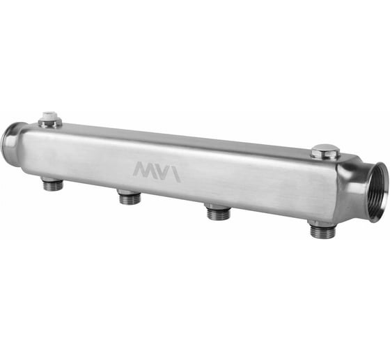 Коллектор MVI из нержавеющей стали, м\ц 100мм, 1"x1/2", 4 выхода (пара) ML.404.06