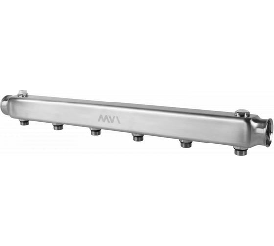 Коллектор MVI из нержавеющей стали, м\ц 100мм, 1"x1/2", 7 выходов (пара) ML.407.06