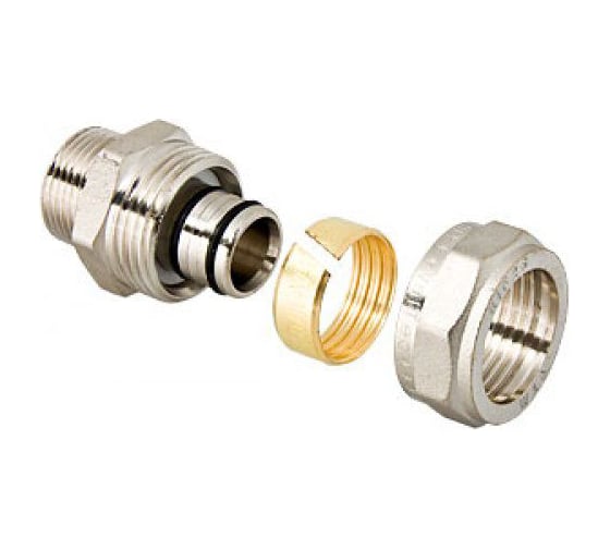 Фитинг м.пл. 16x1/2"НР VTm.301.N.001604