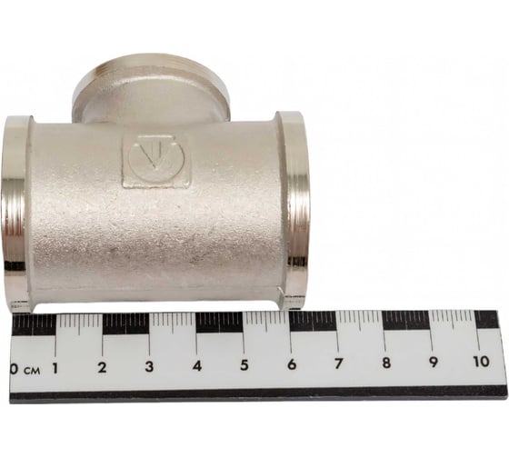 Переходной тройник Valtec 1"х3/4"х1" внутренняя-внутренняя-внутренняя VTr.750.N.0605
