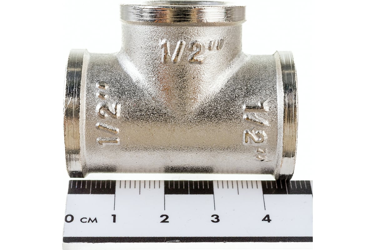 Тройник равный FF (1/2\") Valtec VTr.130.N.0004 76543 - выгодная цена ...