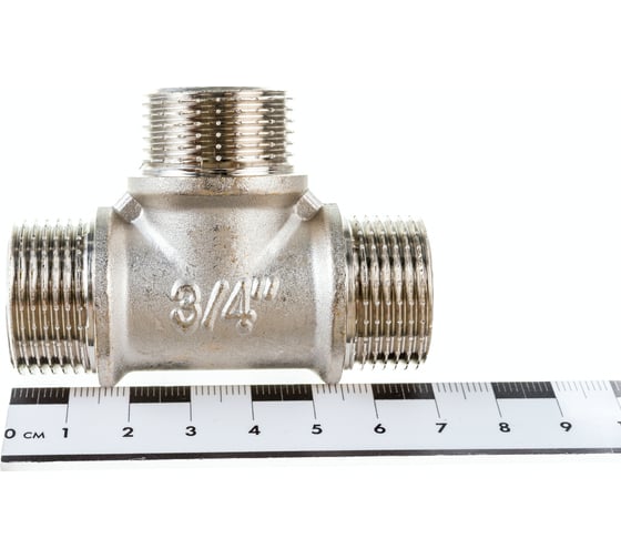 Тройник равный MM (3/4") Valtec VTr.131.N.0005 62031