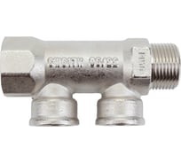 Коллектор никелированный (3/4"; 2 х 1/2") Valtec VTc.550.N.0502 62538 15507890