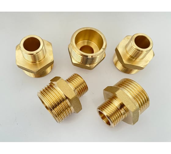 Редукционный ниппель BRASSCO Premium G1 х G1/2, 5 шт 4962398 1