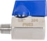 Шаровый кран мини TITAN LOCK НР-ВР, резьба BSP 1/8", нерж. 304, TLMBV1/8FM 3