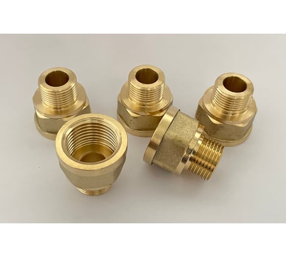 Переходник BRASSCO Premium G3/8 х G1/2, 5 шт 4962596 1