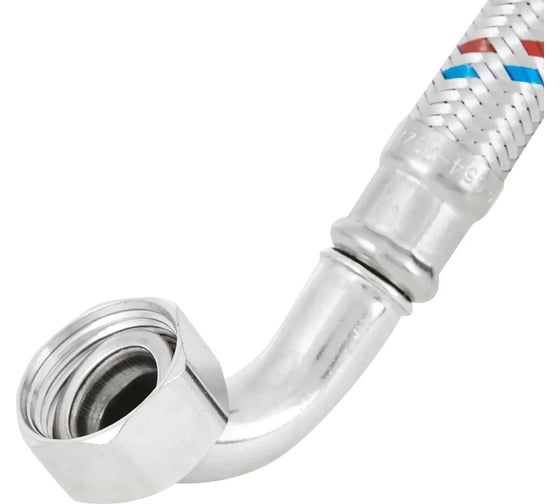 Подводка для воды ДТРД Гигант 150 см 3/4" г/г угл 15034ГГУ