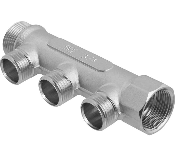 Коллектор MPF 3 выхода х3/4"х1/2", наружная резьба ИС.071057