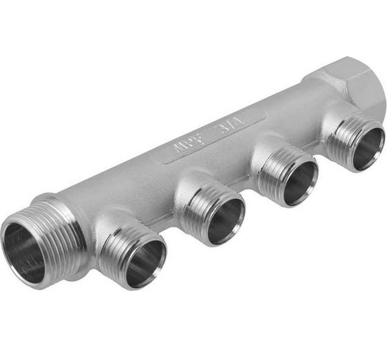 Коллектор MPF 4 выхода х 3/4" х 1/2" наружная резьба ИС.071058