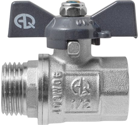 Шаровой кран AQUALINK 1/2" в/н бант ИС.080004