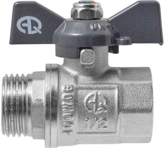 Шаровой кран AQUALINK 1/2" в/н бант ИС.080004 1