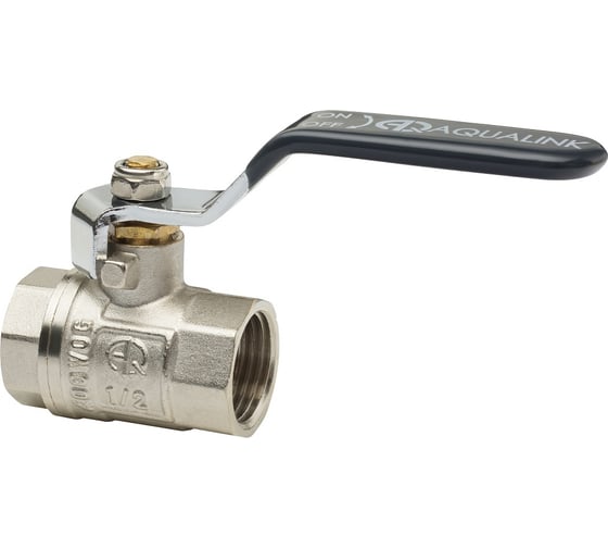 Кран шаровый AQUALINK 1" в/в ручка ИС.080012