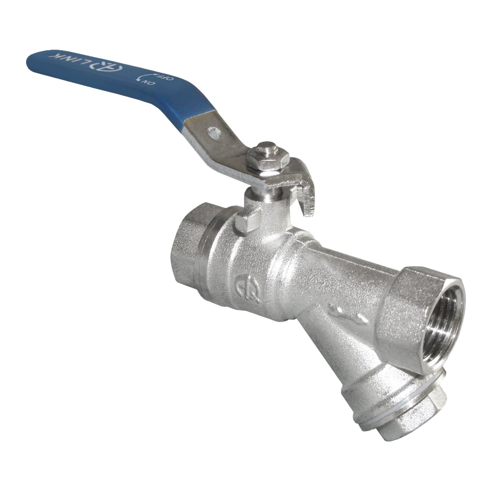 Шаровый кран с фильтром AQUALINK 3/4" в/в ручка ИС.080038 - выгодная ...