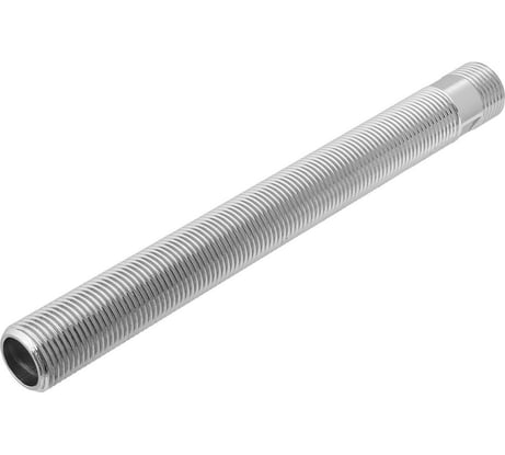 Сгон сантехнический MasterProf 1/2" латунный наружная резьба - 200 мм (хром) ИС.070684