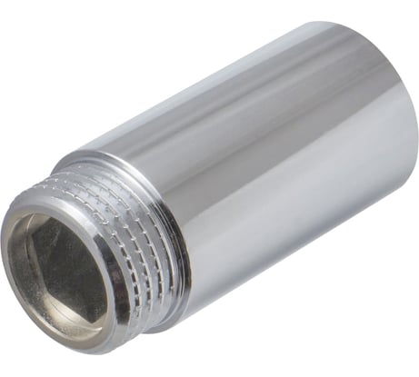 Удлинитель сантехнический MasterProf 1/2" на 40 мм латунный хромированный для труб внутренняя-наружная резьба ИС.070691
