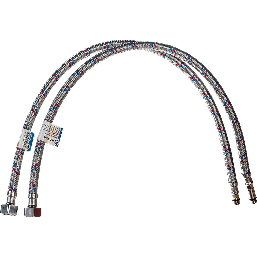 Гибкая подводка для смесителей ELKA 1/2\"хМ10х60 см пара - длинный и ...