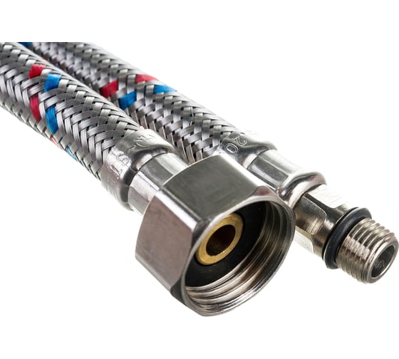 Гибкая подводка для смесителей ELKA 1/2"хМ10х60 см пара - длинный и короткий хвостовик ИС.100304