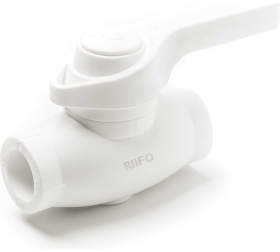 Шаровой кран RIIFO Alba PP-R/латунь 32-32 белый 1100047335 1