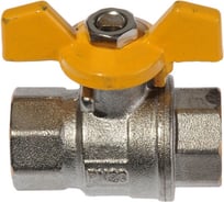 Кран шаровой для газа 1/2" в/в бант AQUALINK ИС.080461