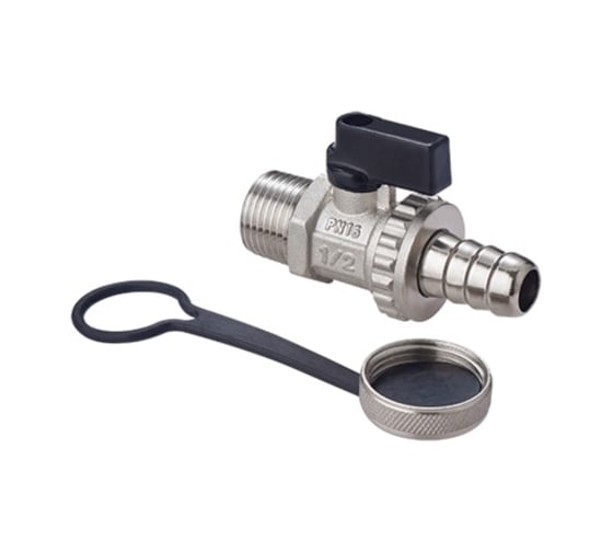 Шаровый латунный дренажный кран MVI 1/2 (20 шт.в уп.) BV.635.04 1