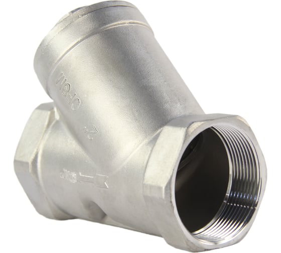 Сетчатый фильтр DN.ru YS-316 Ду50 Ру16 косой, нержавеющая сталь SS316 ...