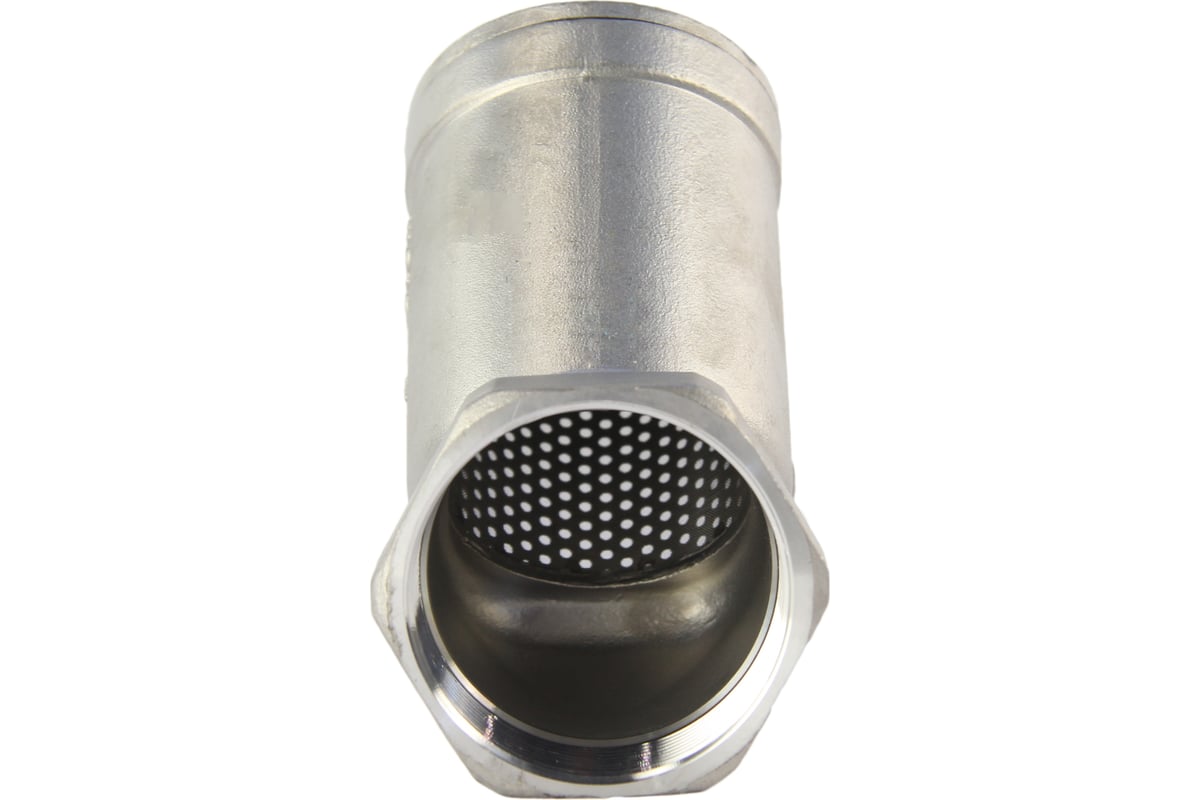 Сетчатый фильтр DN.ru ys-316 ду80 ру16 косой нержавеющий ss316 муфтовый ...