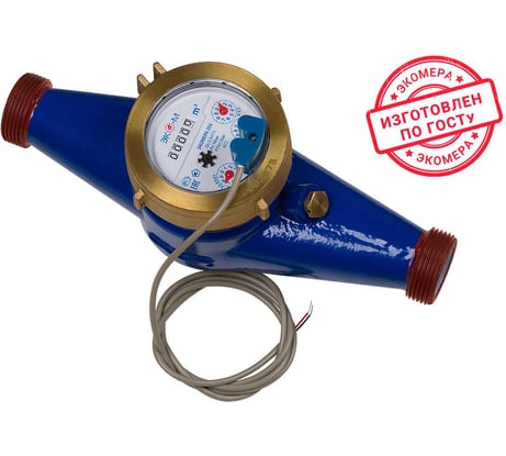 Счетчик воды ЭКО-М ЭКОМЕРА-25И холодный импульсный (чугун) Э-25ХИ-260-СК