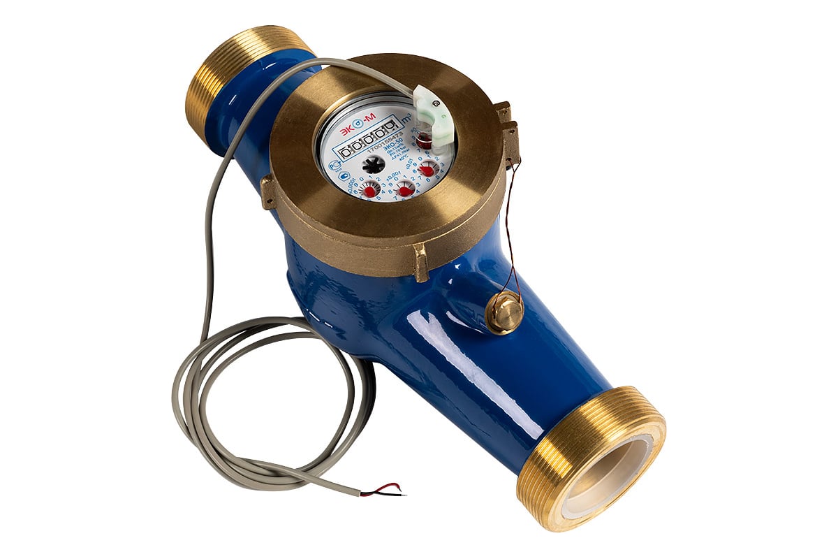 Счетчик воды ЭКО-М ЭКОМЕРА-50И холодный импульсный Э-50ХИЛ-300-СК ...