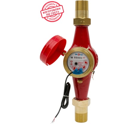 Счетчик воды ЭКО-М ЭКОМЕРА-32И универсальный импульсный (чугун) Э-32УИ-260-СК