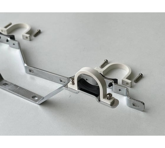 Кронштейны для коллектора RIIFO Flow сталь 3/4"-1" ц/ц 200 мм, 2 шт 1100048650