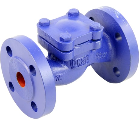 Клапан обратный подъемный DN.ru 287A Ду20 Ру16 фланцевый, чугунный D100-02372