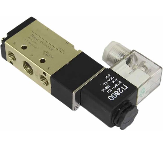Пневмораспределитель DN.ru KUOIN PND3-S1EM-52-1NC-J08 1/4" пятиканальный 24В D290-00100