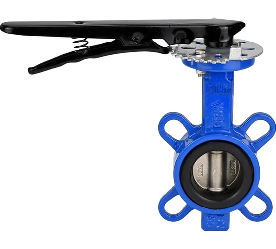 Дисковый поворотный затвор DN.ru WCB-316L-VITON Ду50 Ру16 с рукояткой D050-06605