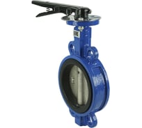 Дисковый поворотный затвор DN.ru  GGG50-GGG40-EPDM Ду100 Ру16 с рукояткой D050-08308