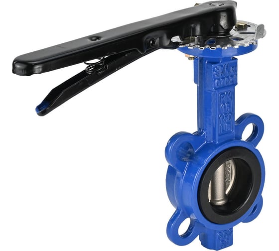 Дисковый поворотный затвор DN.ru GGG50-316l-EPDM Ду65 Ру16 с рукояткой D050-07102