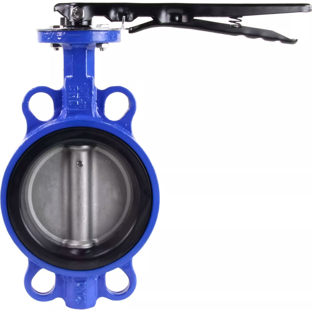 Дисковый поворотный затвор DN.ru ggg50-316l-epdm ду100 ру16 с рукояткой ...
