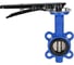 Дисковый поворотный затвор DN.ru GGG50-316L-EPDM Ду100 Ру16 с рукояткой D050-07104 3